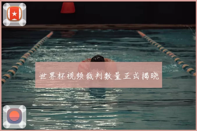 世界杯视频裁判数量正式揭晓